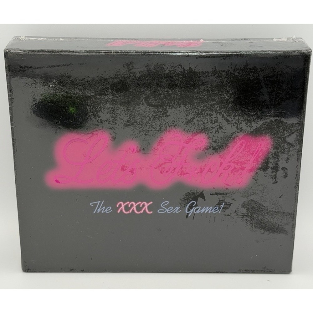 Let's F*ck! XXX The Sex‎ Adult Board Game For A Sexy Night In New Sealed 2007